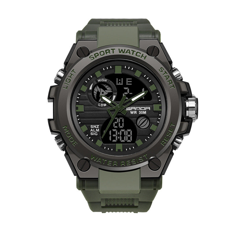 Sportliche Dual-Display Quarzuhr für Herren – Bild 4 | LuxeStyle