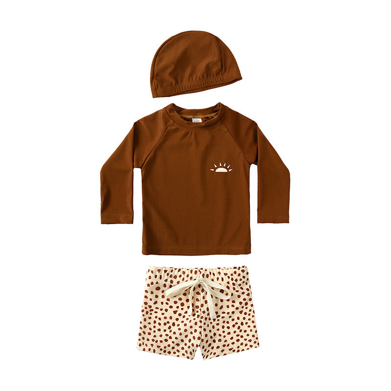 Kinder Langarm-Badeanzug mit Cartoon-Muster – Bild 15 | LuxeStyle