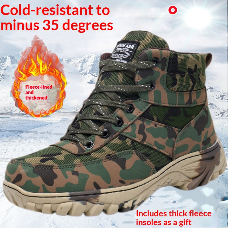 Herren Outdoor Winterstiefel mit Fleecefutter