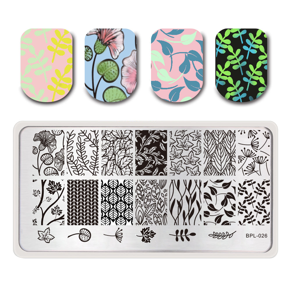 Stahl Stempelplatte für Nageldesign