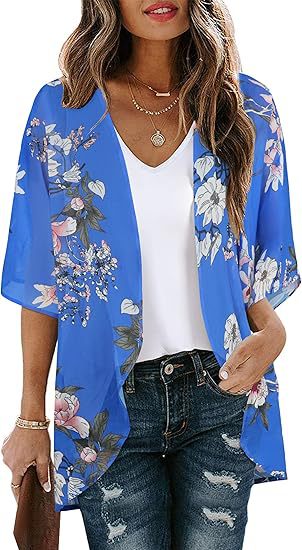Chiffon Cardigan – Strand-Cover-Up mit Sonnenschutz – Bild 2 | LuxeStyle