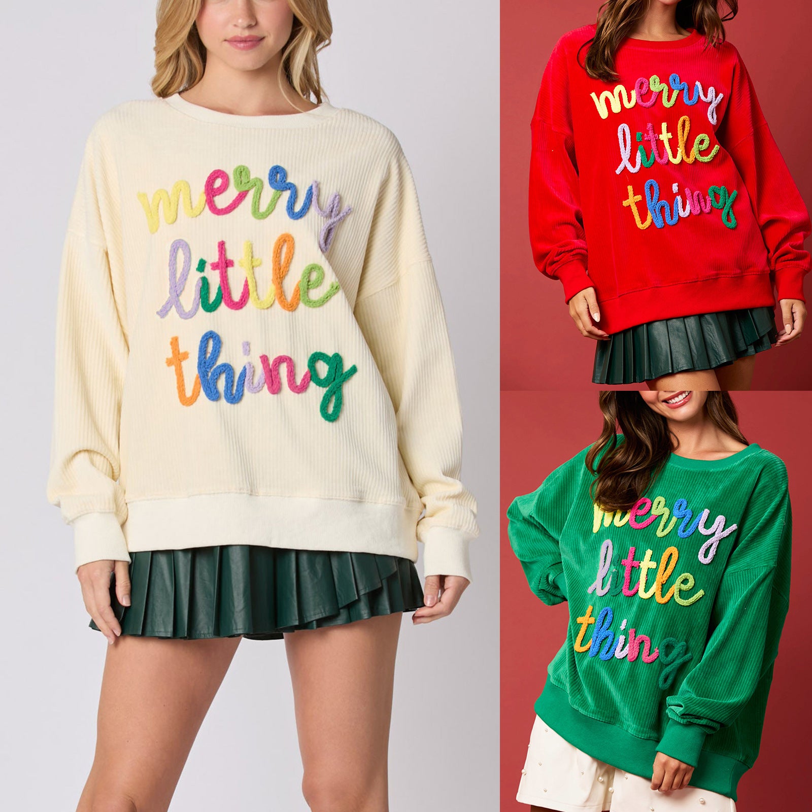 Buchstabenbestickte Joggingjacke Damen