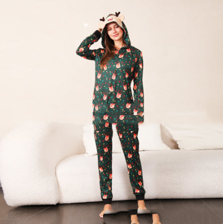 Weihnachts-Familienoutfits mit Prints
