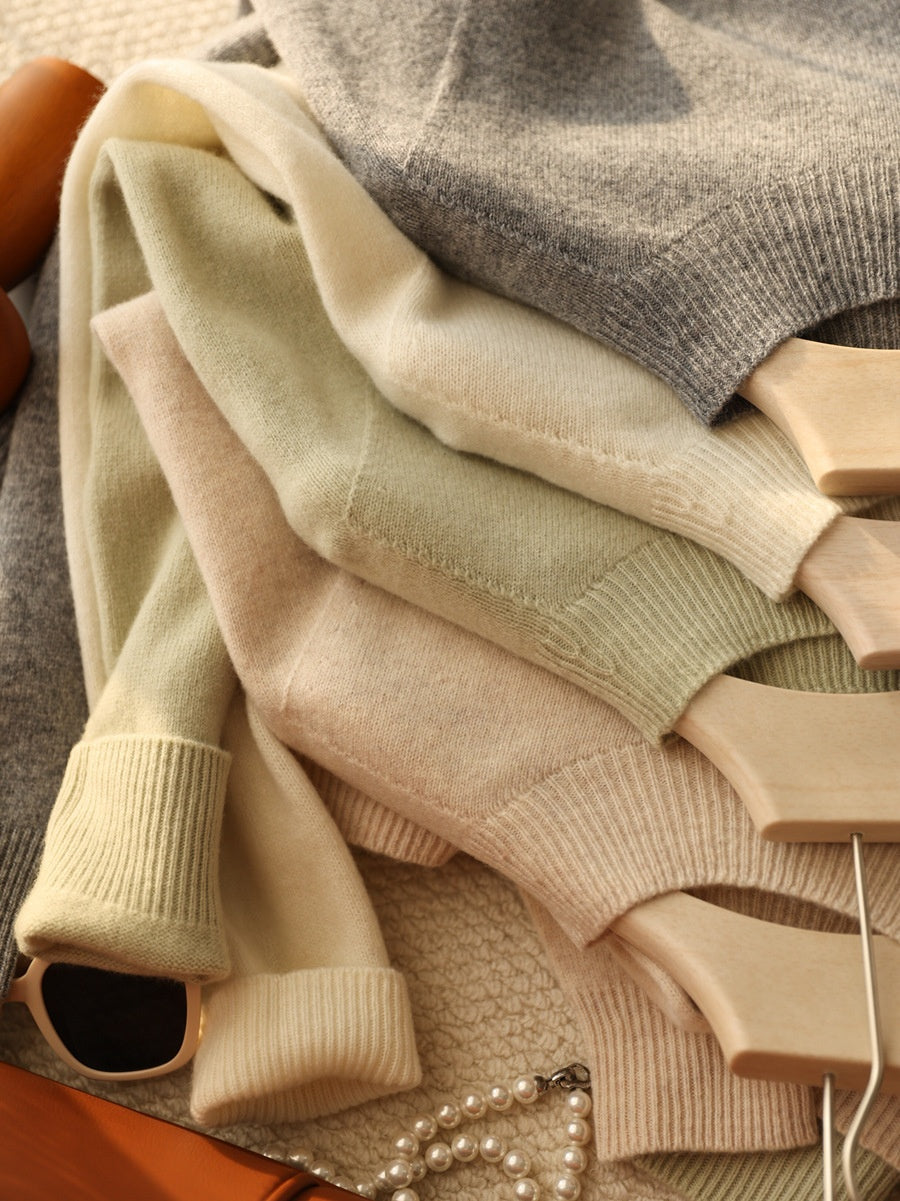 Vielseitiger Seamless Wollpullover aus Merinowolle