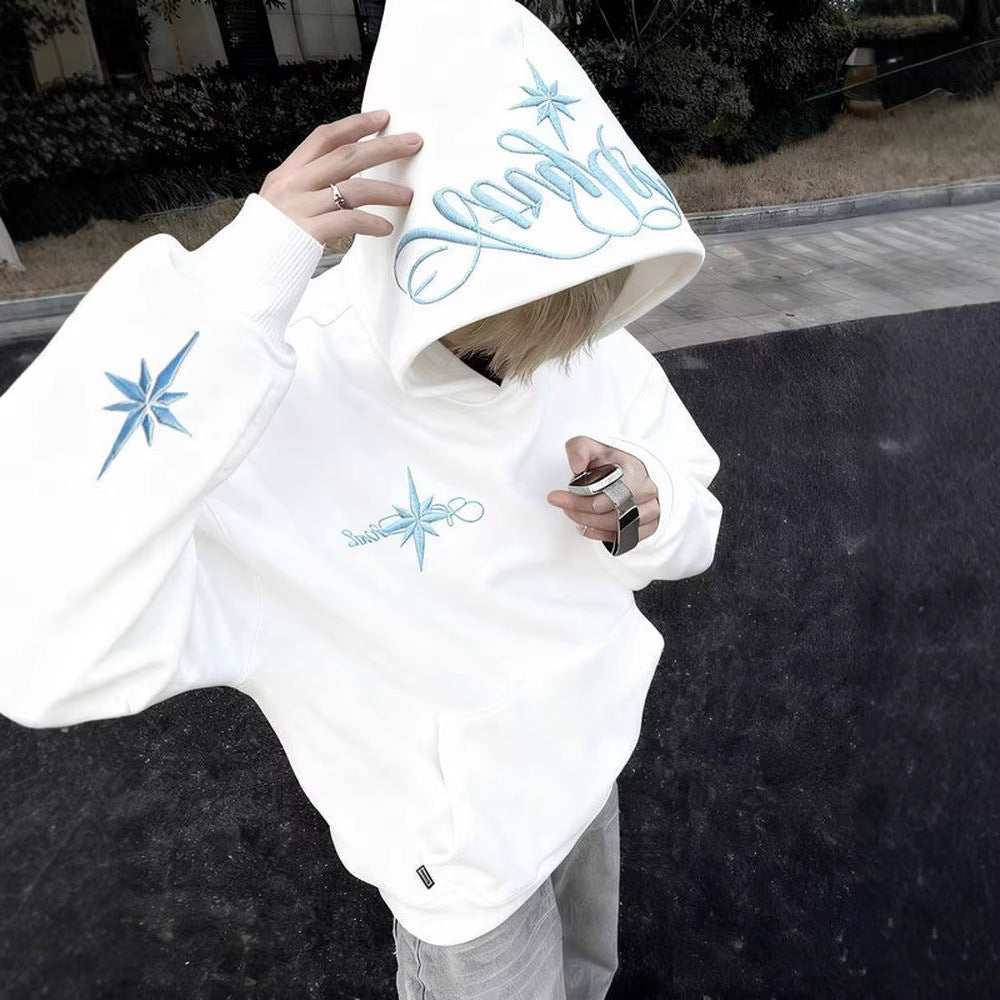 Kapuzenjacke mit Stickerei