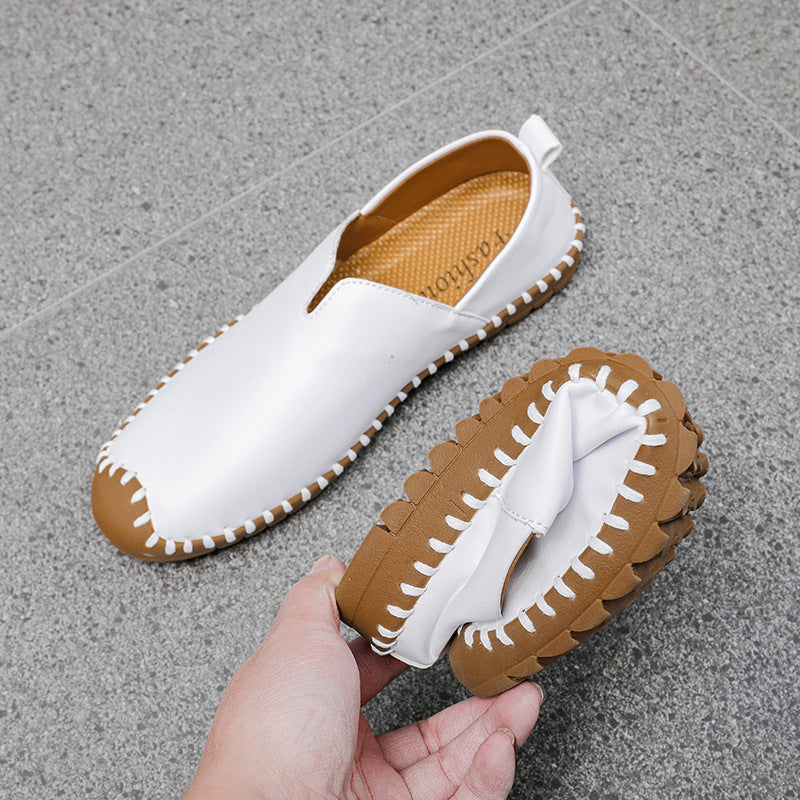 Handgefertigte Casual Low-Top Slip-on Sneakers