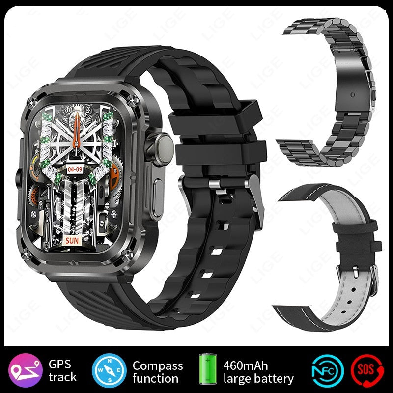 Multifunktionale Smartwatch mit grossem Display
