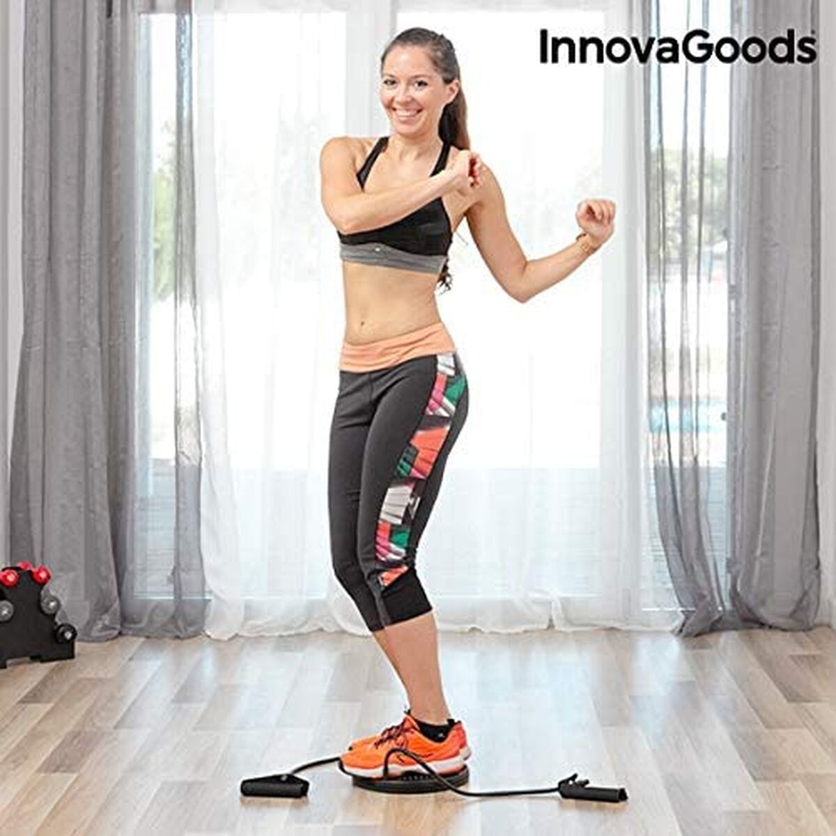 Fitness Drehscheibe mit Übungsanleitung InnovaGoods – Ansicht 7
