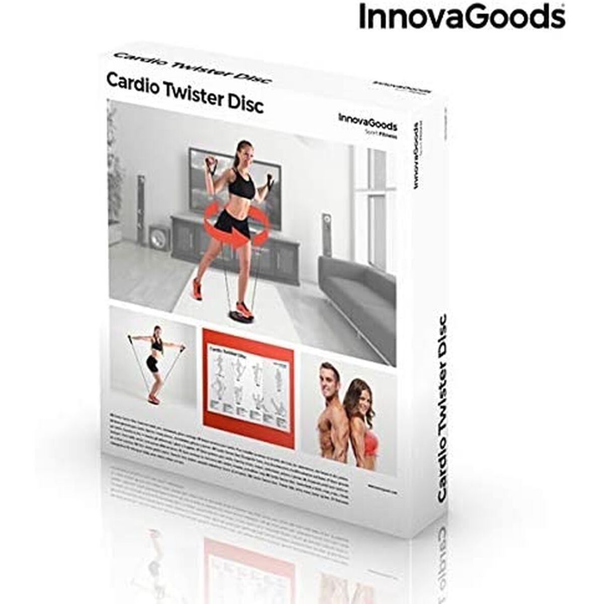 Fitness Drehscheibe mit Übungsanleitung InnovaGoods IG117162