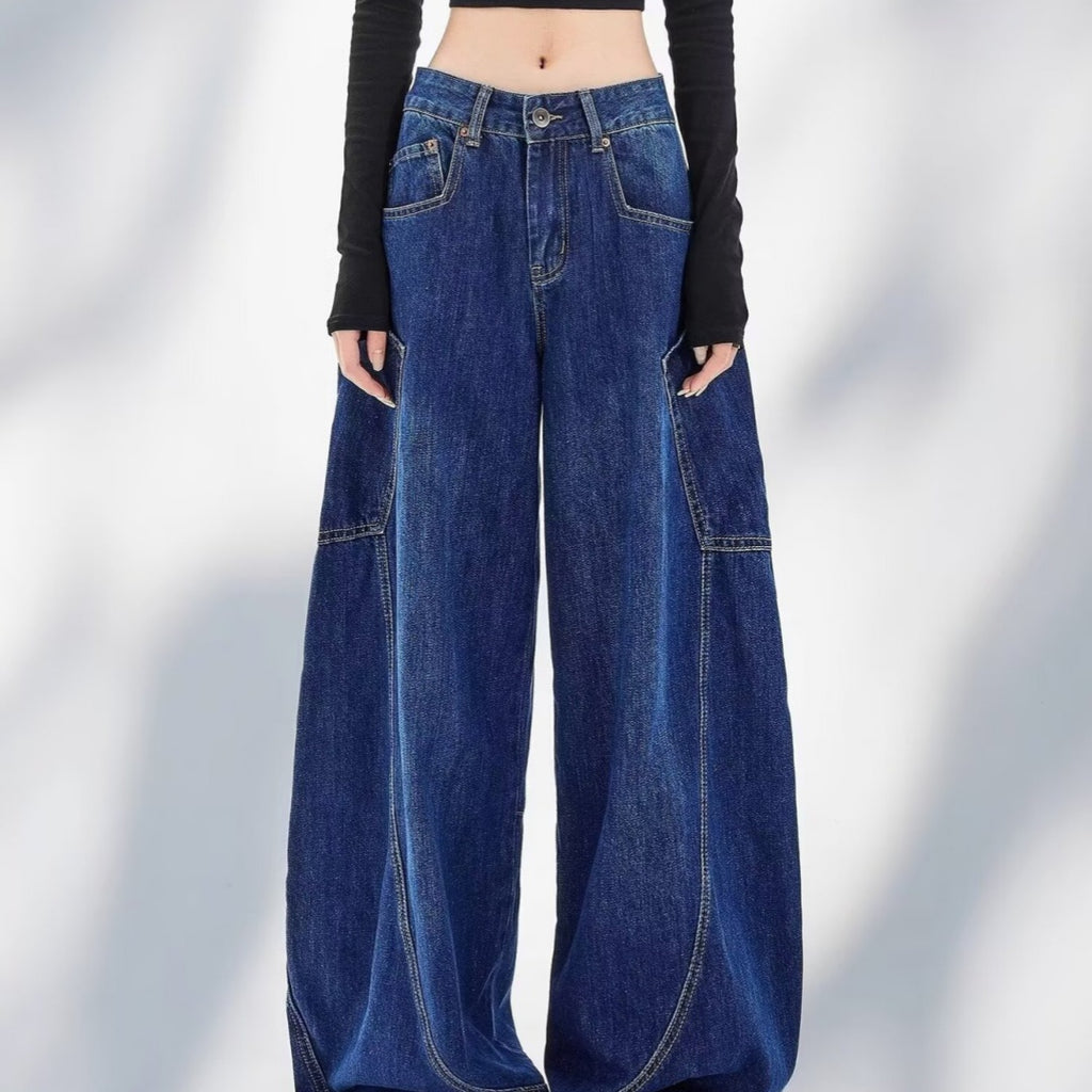 Gerade geschnittene, loose Jeans
