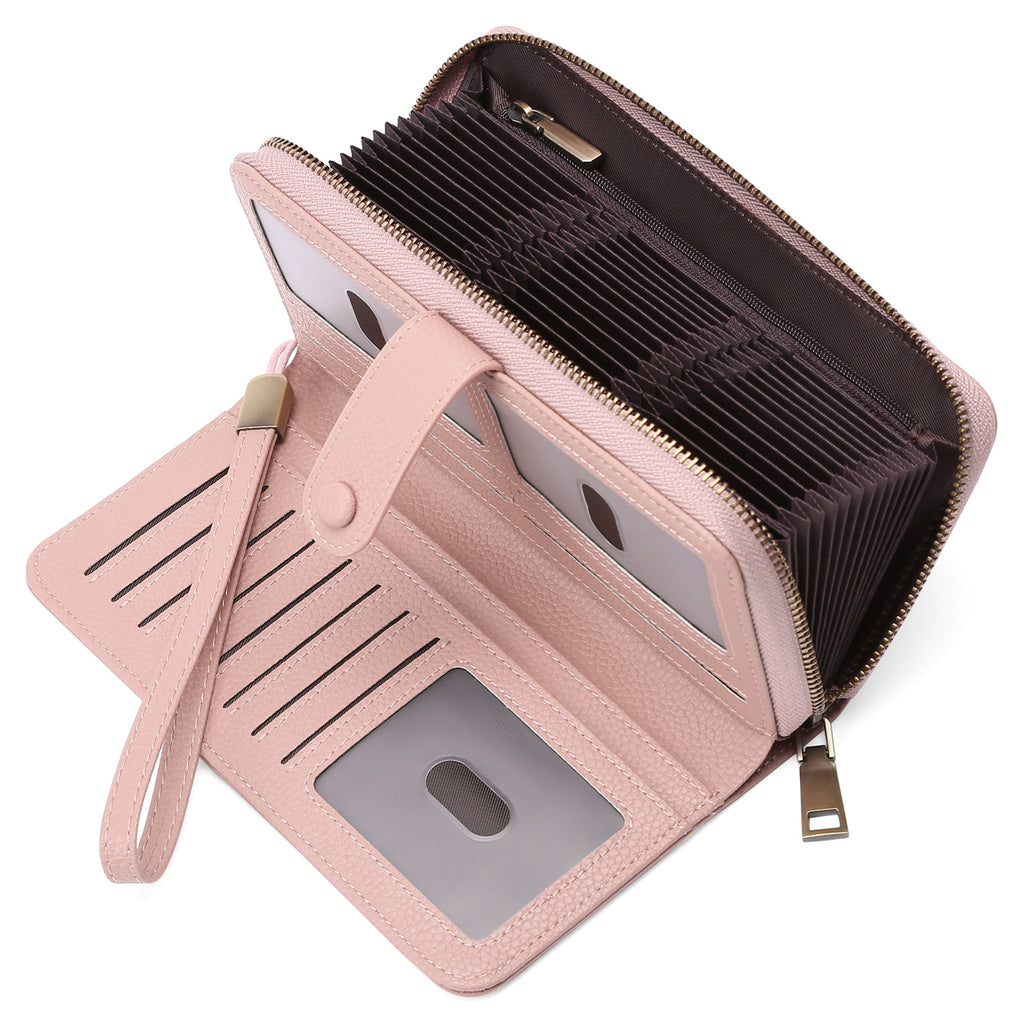 Erweiterbarer Kartenhalter Damen Langwallet – Bild 18 | LuxeStyle