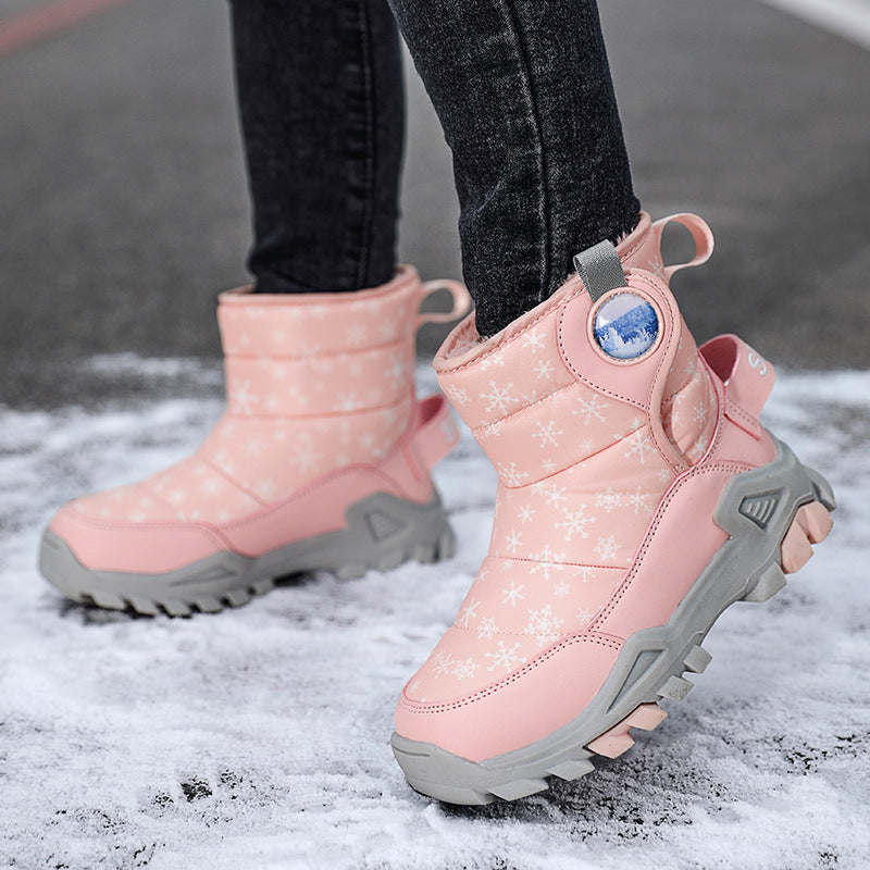Gefütterte Schneestiefel für Kinder