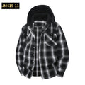Hoodie mit Plaid-Muster – Bild 1 | LuxeStyle