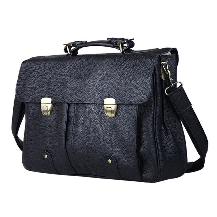 Business Herren Aktentasche aus Rindsleder – Bild 5 | LuxeStyle