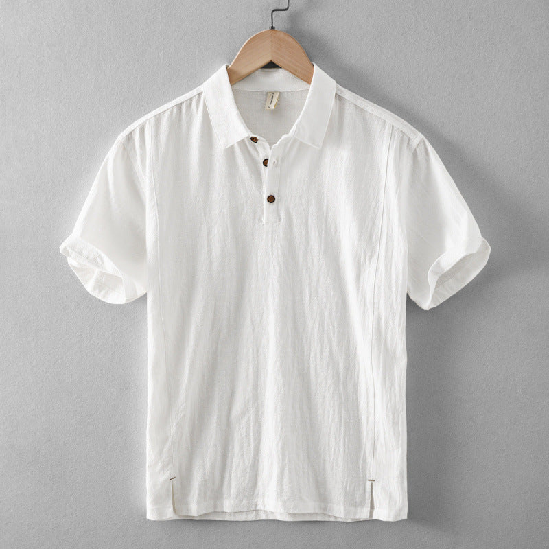 Leinenhemd Kurzarm Herren – Bild 8 | LuxeStyle