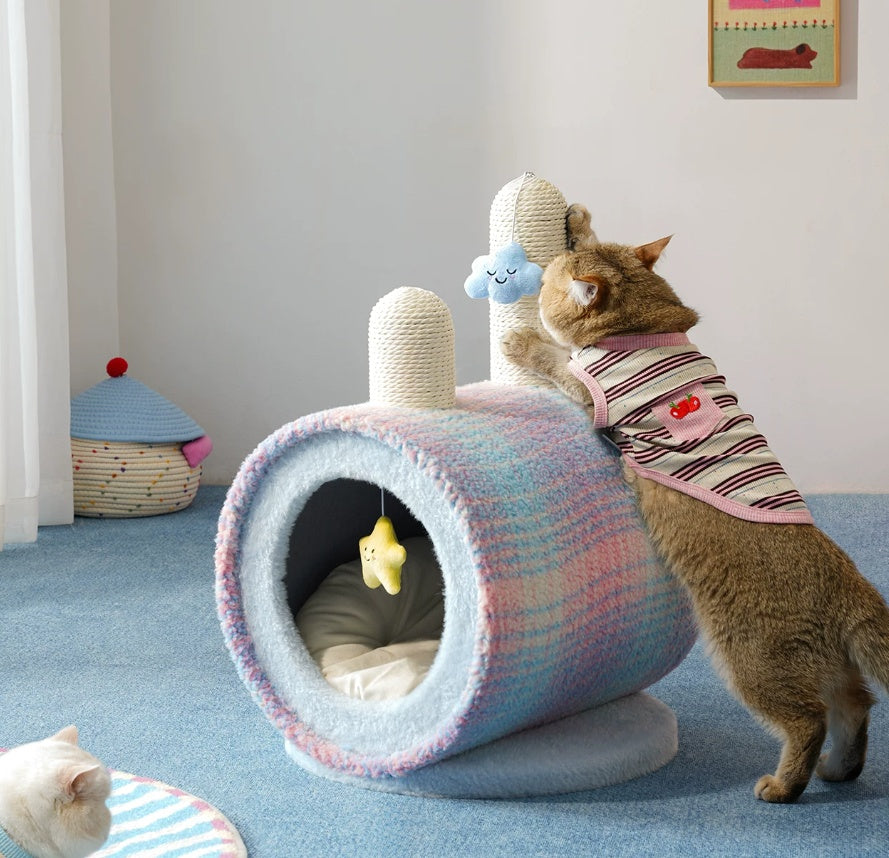 Sternenhimmel Katzenbett – Geborgenheit für jede Jahreszeit