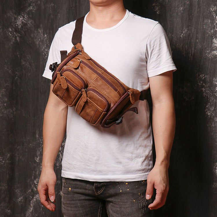 Männer-Rucksack aus Kuhleder – grosse Kapazität – Bild 4 | LuxeStyle