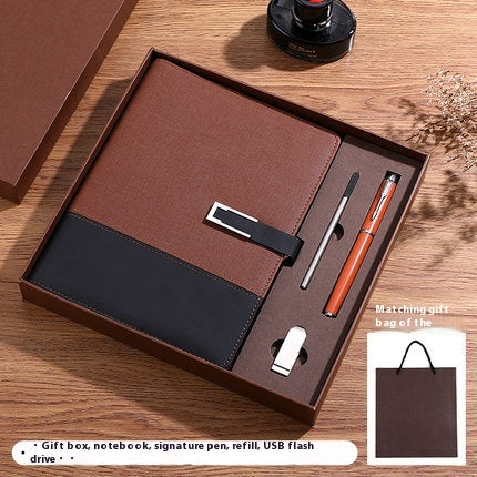 Notizbuch mit PU-Lederhülle | LuxeStyle