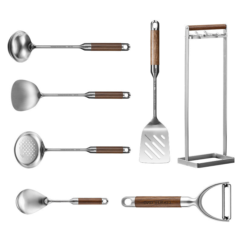 Kochlöffel- & Schöpflöffel-Set mit Palisandergriff