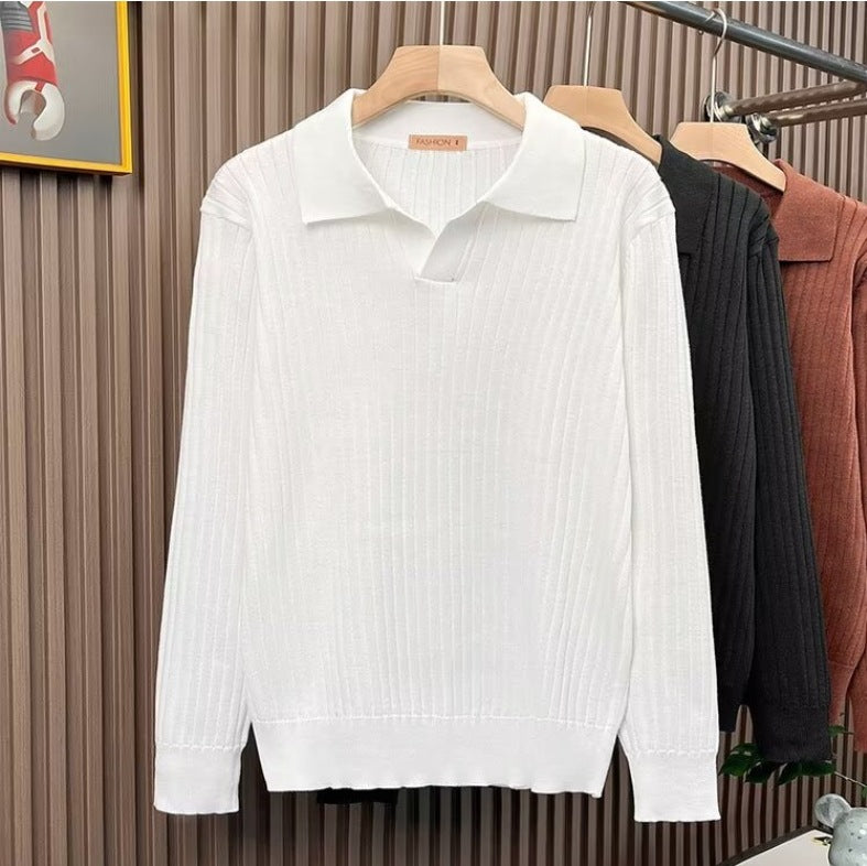 Gerippter Rollkragenpullover im American Style – Ansicht 7