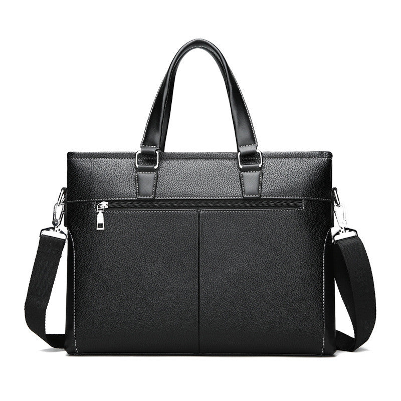 Business Handtasche für Herren im Streifen-Design – Bild 5 | LuxeStyle