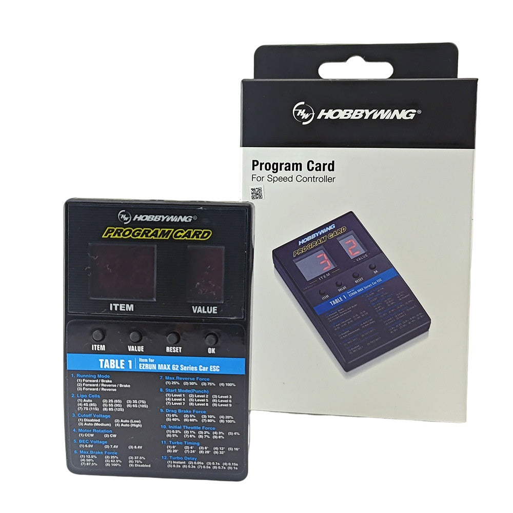 Programmierkarte für ESC (Flug/Boot/Truck)