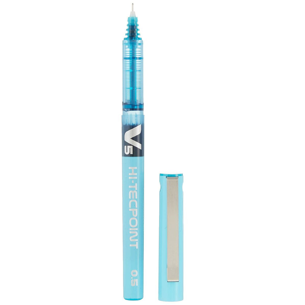 Flüssigtintenstift Pilot V-5 Hi-Tecpoint Hellblau 0,3 mm (12 Stück)
