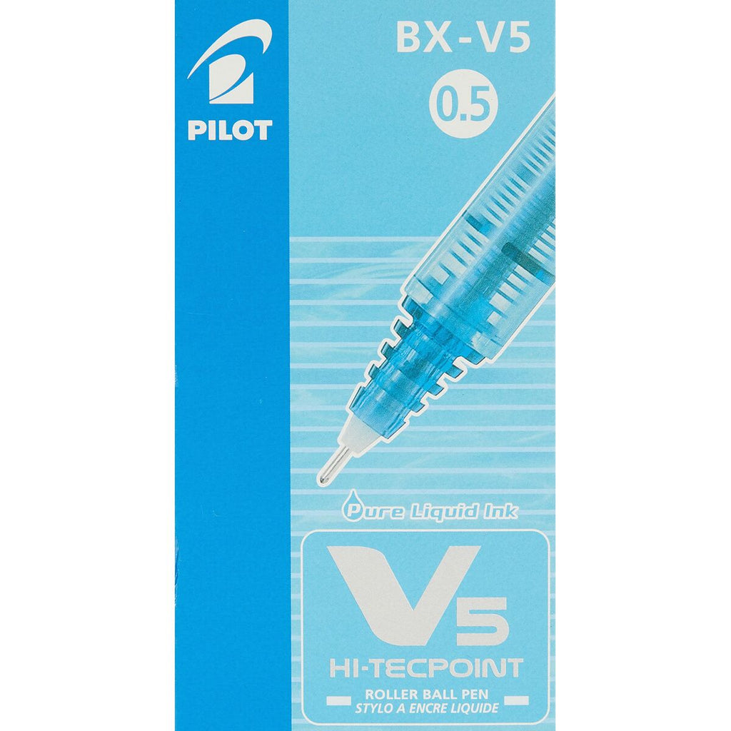 Flüssigtintenstift Pilot V-5 Hi-Tecpoint Hellblau 0,3 mm (12 Stück)