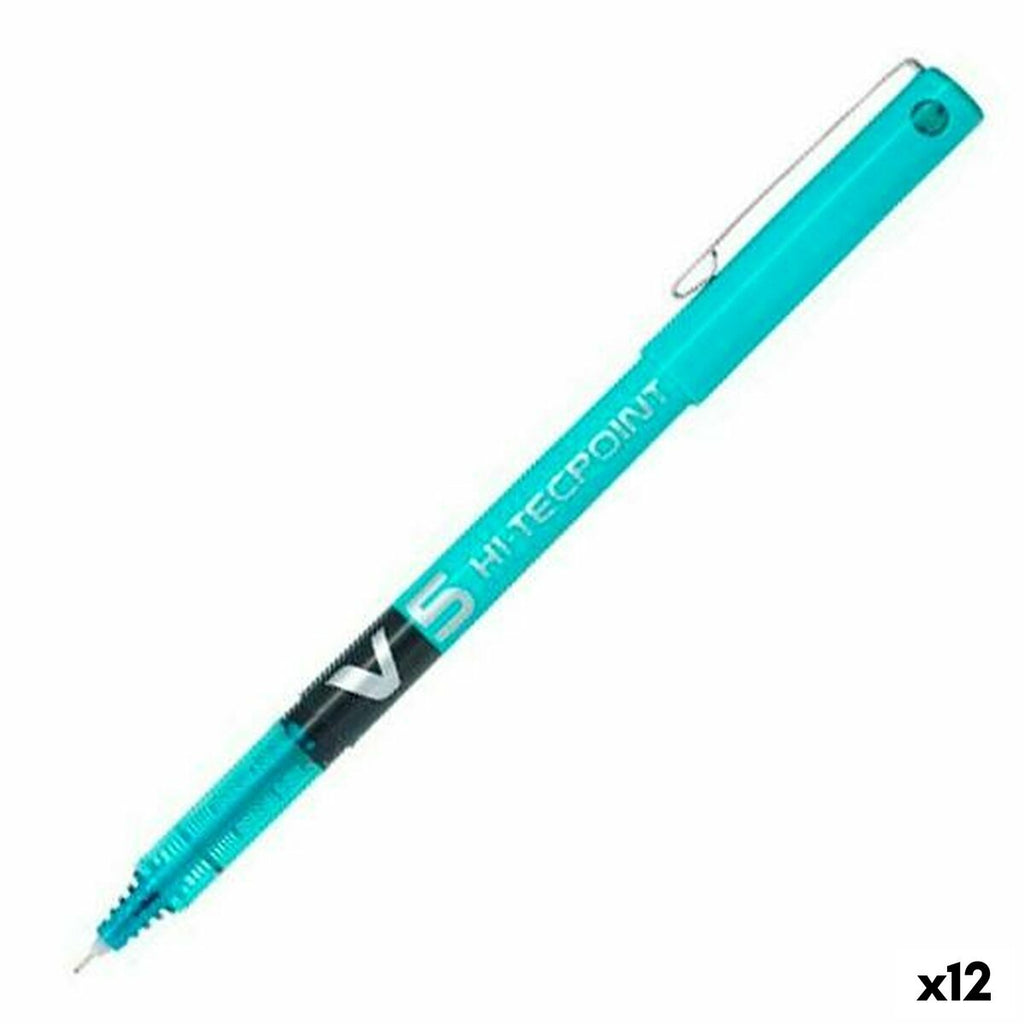 Flüssigtintenstift Pilot V-5 Hi-Tecpoint Hellblau 0,3 mm (12 Stück)