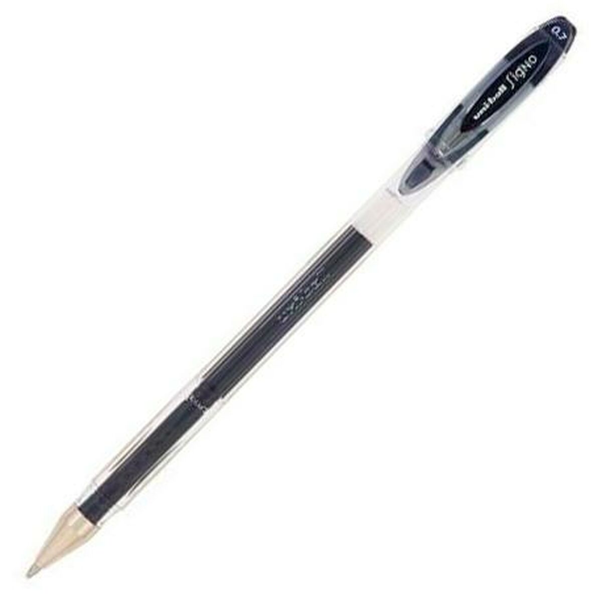 Flüssigtintenstift Uni-Ball Rollerball Signo Basicos UM-120 Schwarz 0,