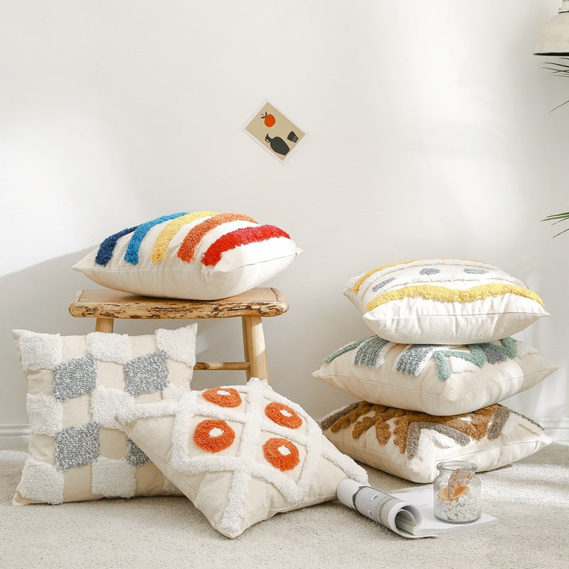 Bestickter Kissenbezug aus Baumwoll-Canvas – Bild 2 | LuxeStyle