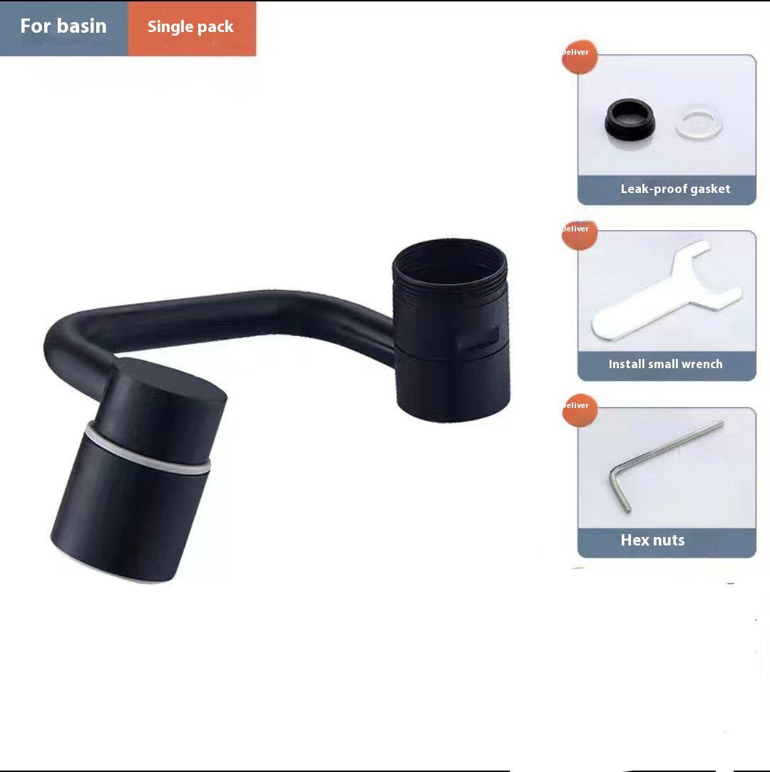 Kupfer-Wasserhahn mit Universalarm – Bild 5 | LuxeStyle