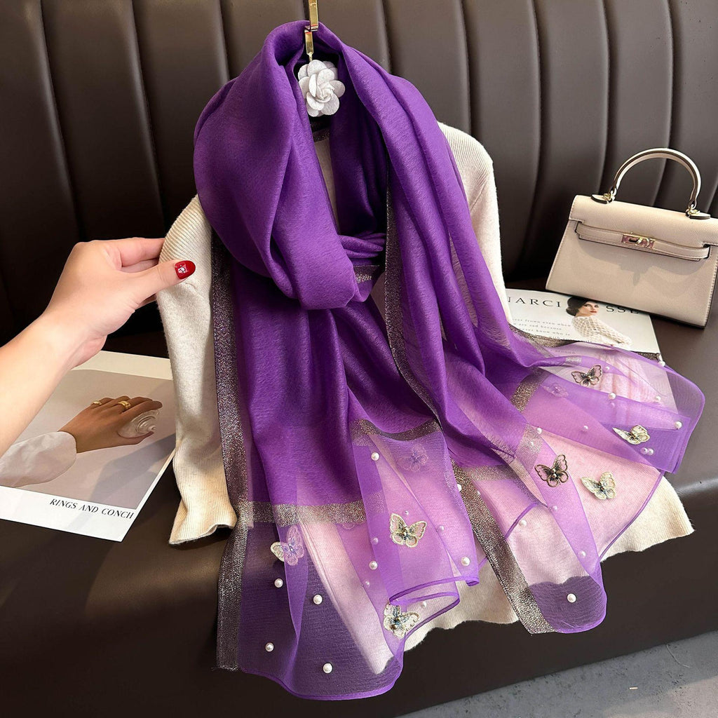 Bunter Schmetterlingssilk-Schleier – Bild 15 | LuxeStyle