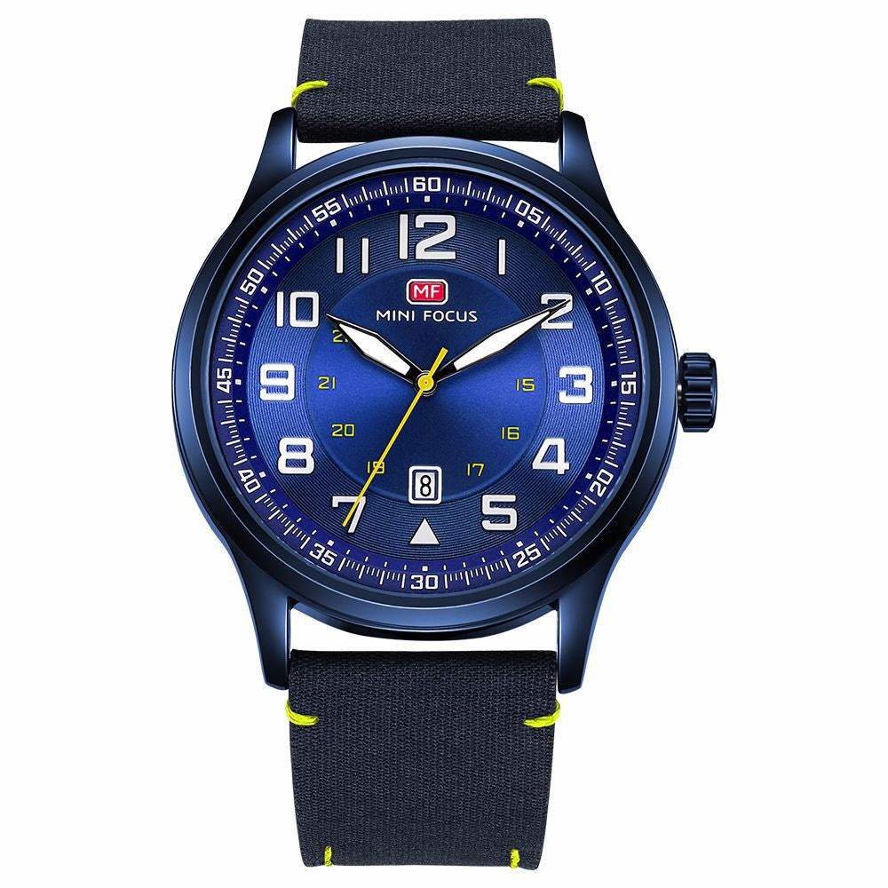 Herren-Quarzuhr mit Nylonarmband | LuxeStyle