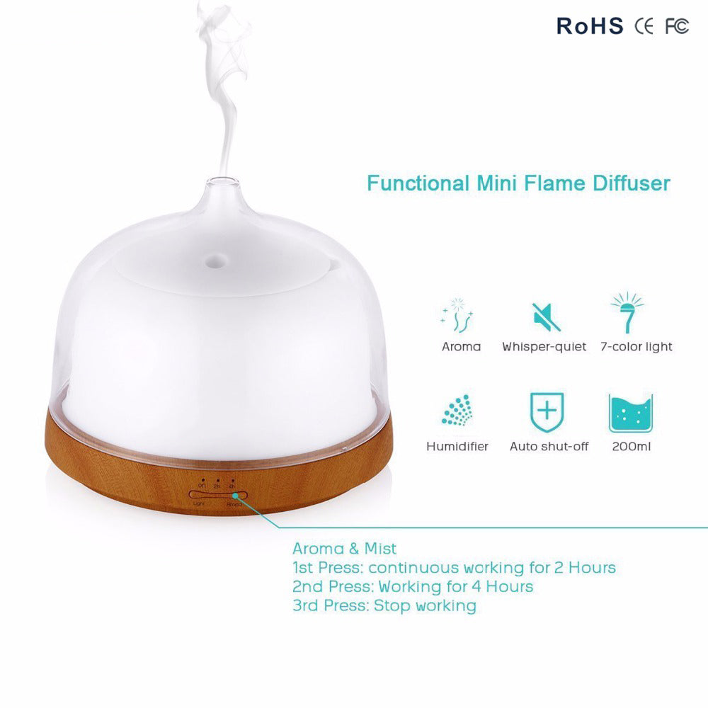 Ultraschall-Aroma-Diffusor mit Nachtlicht – Bild 3 | LuxeStyle