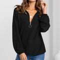Lässiger V-Neck Pullover mit langen Ärmeln – Bild 1 | LuxeStyle