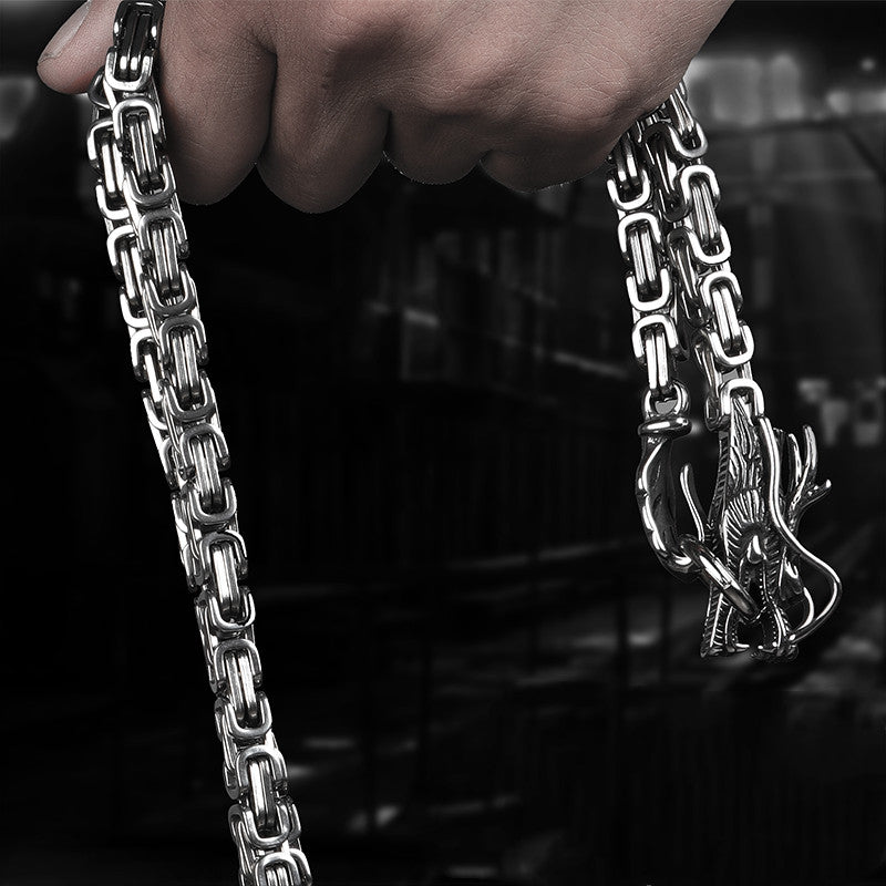 Armband Drachenwirbel aus Titanstahl | LuxeStyle