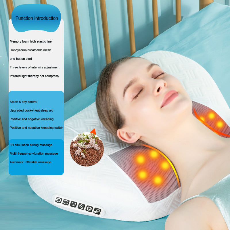 Massagekissen mit Heizfunktion für Nacken & Rücken – Bild 2 | LuxeStyle