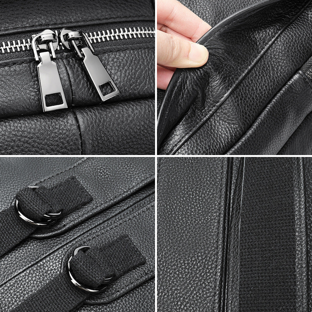 Rindsleder-Rucksack für Herren – Bild 2 | LuxeStyle