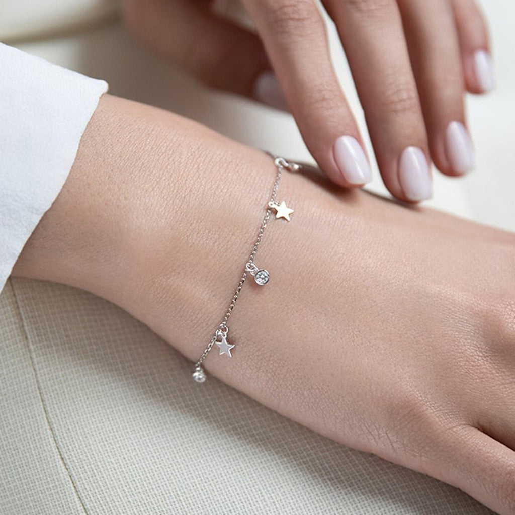 Armband mit Stern-Anhänger aus 925er Silber – Bild 2 | LuxeStyle