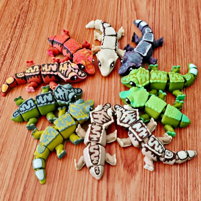 Gelenk-Gecko Spielzeug mit Hörnern – Bild 6 | LuxeStyle