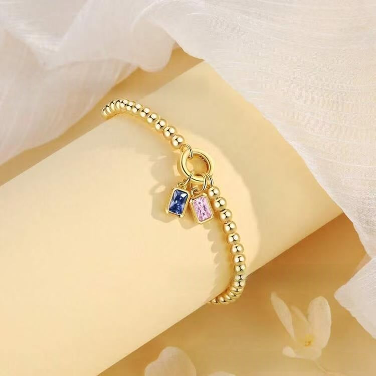 Geburtsstein-Armband «Luna» Zirkonia personalisiert