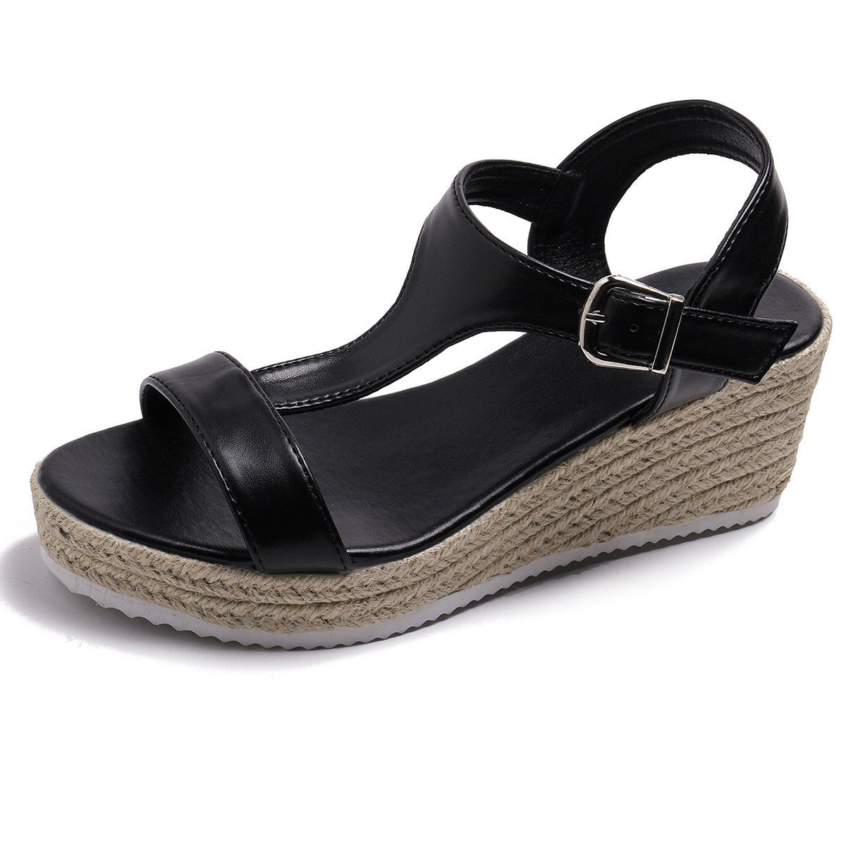 Sommer-Sandalen mit Keilabsatz