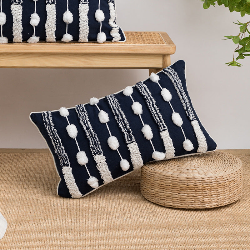 Boho Kissenhülle mit geometrischem Muster – Bild 9 | LuxeStyle