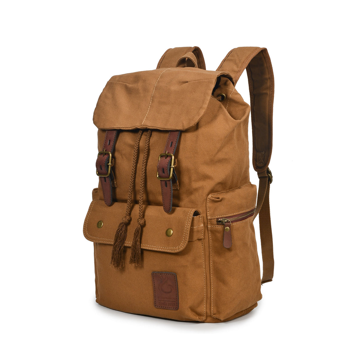 Männlicher Baumwoll-Rucksack 45x15x40 cm | LuxeStyle