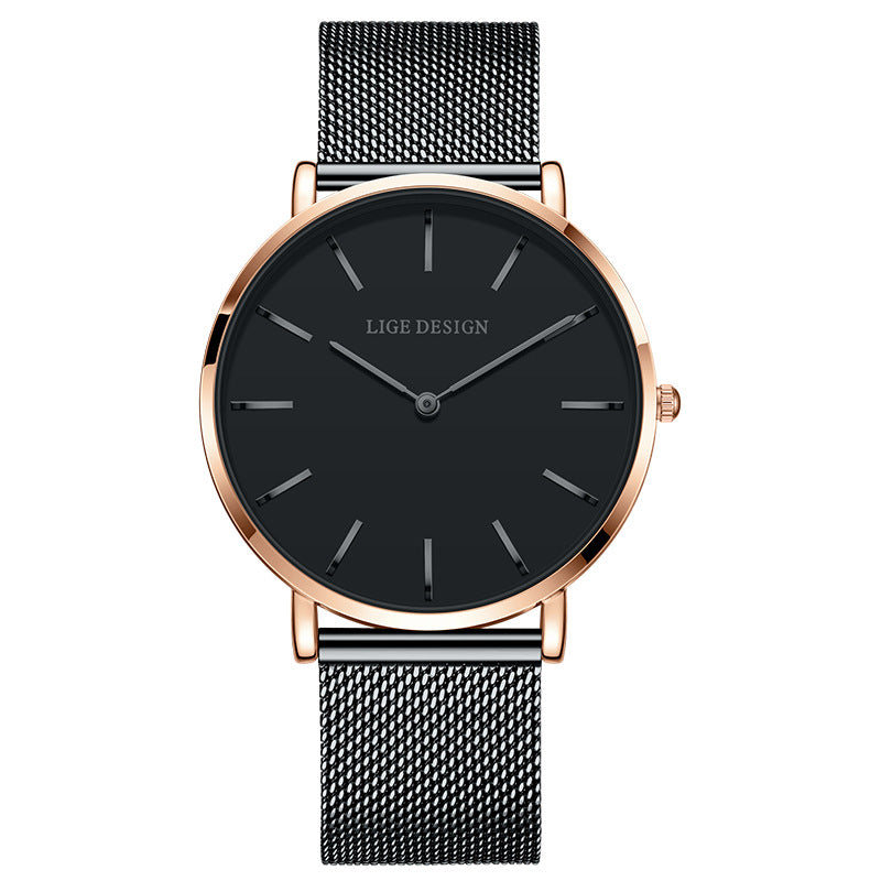 Damen Quarzuhr mit Mesh-Armband – Bild 10 | LuxeStyle