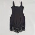 Elegantes Bodycon-Minikleid mit Fransen – Bild 9 | LuxeStyle