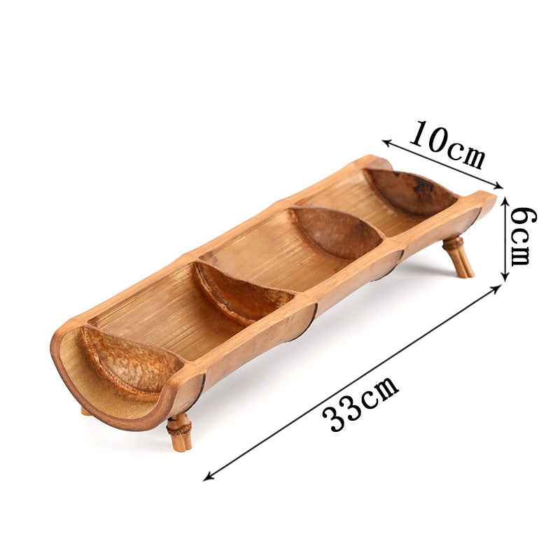 Handgemachte Bambus Etagere