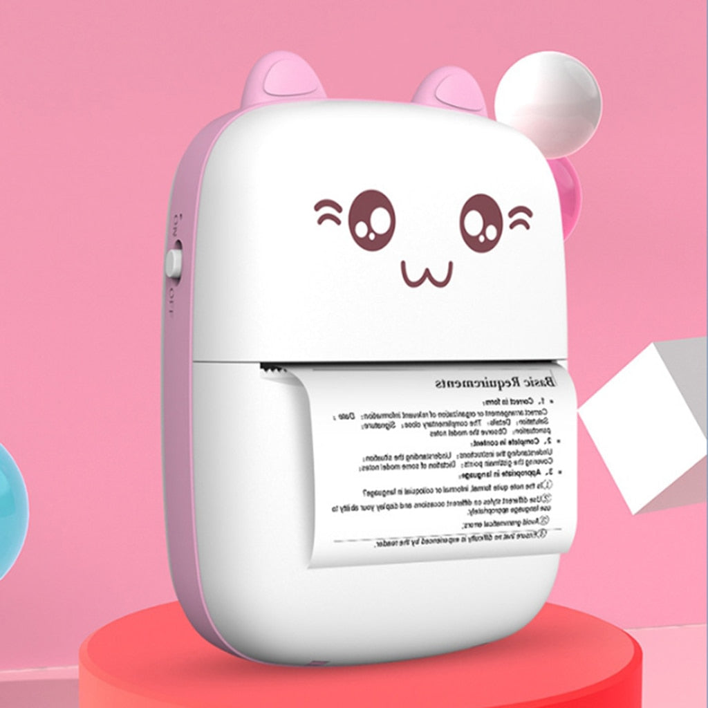 Portabler Mini-Drucker für Fotos & Notizen – Bluetooth/WiFi