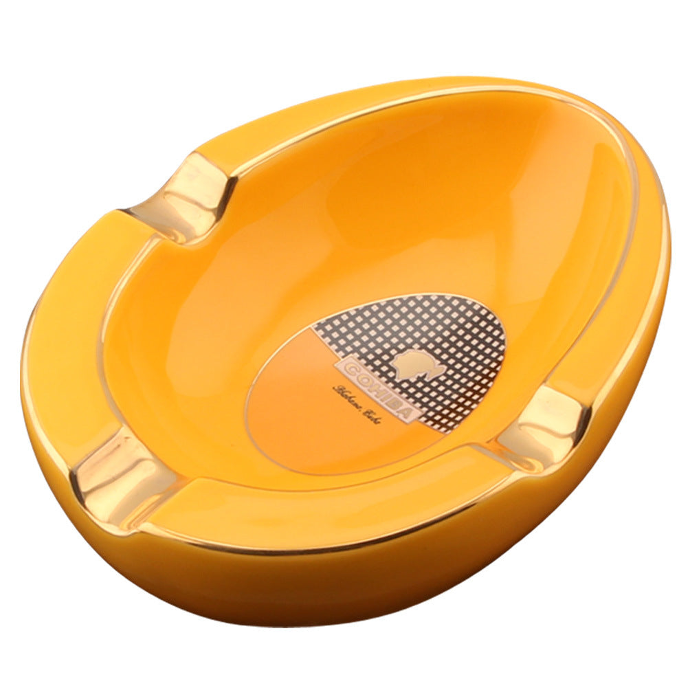 Runder Aschenbecher aus Keramik – Bild 3 | LuxeStyle